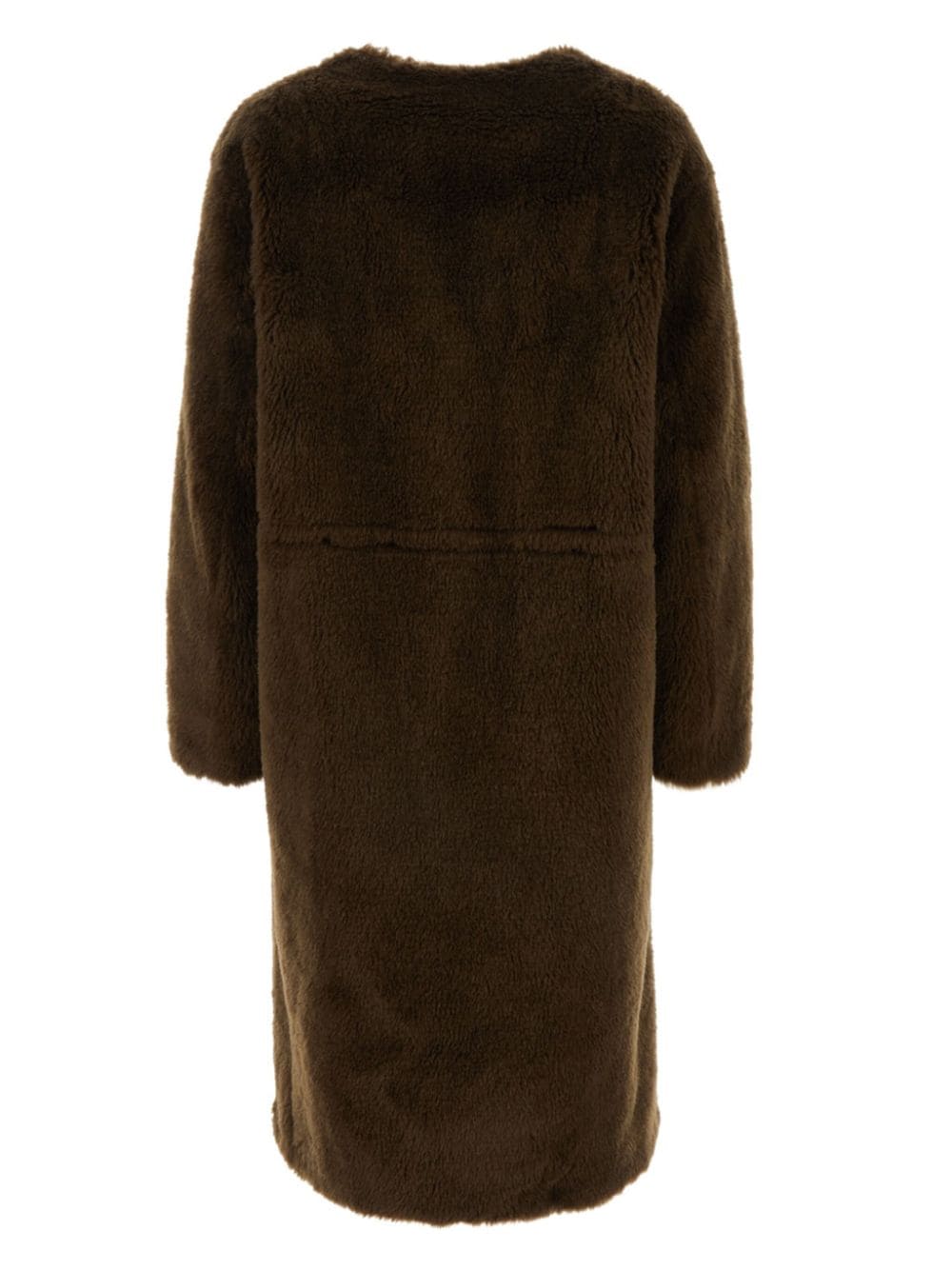 Yves Salomon faux-fur coat - Bruin