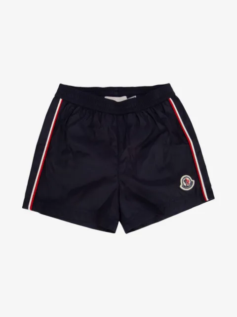 Moncler Enfant logo-patch swim shorts