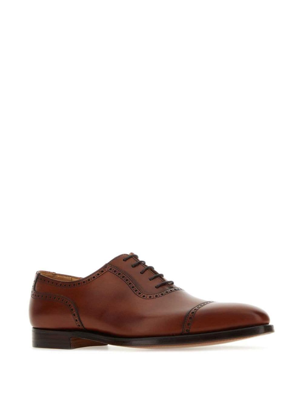 Shop Crockett & Jones Westbourne Lace-up Shoes In Brown