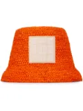 Jacquemus Le Bob Ficiu bucket hat - Orange