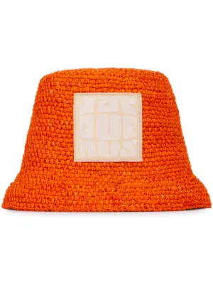 Casablanca Cotton Bucket Hat | Green | FARFETCH