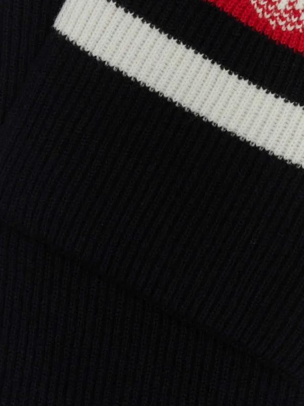 Prada カシミア スカーフ | ブラック | FARFETCH JP