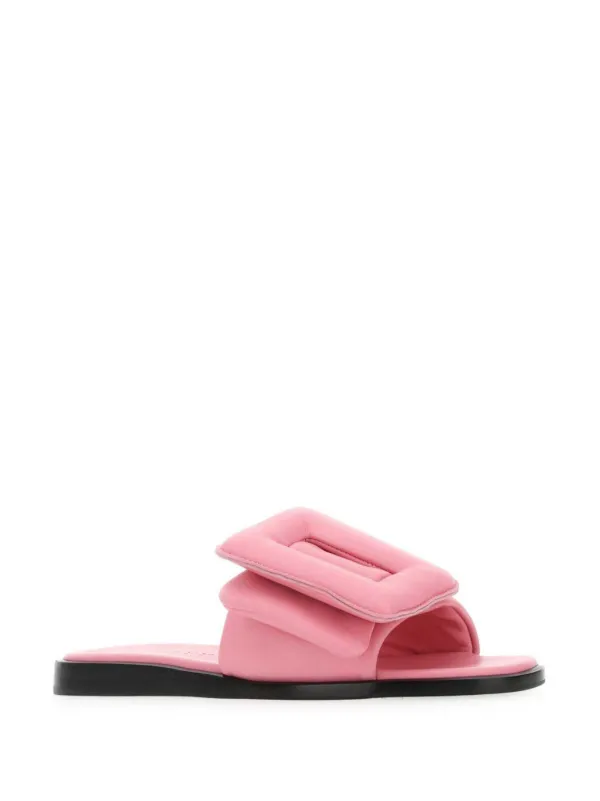 Boyy Puffy Sandals Pink FARFETCH IN