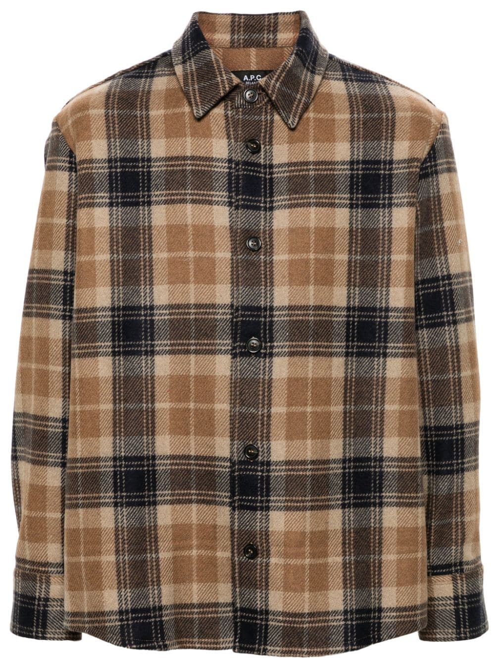 A.P.C. Giacca-camicia Bobby - Marrone