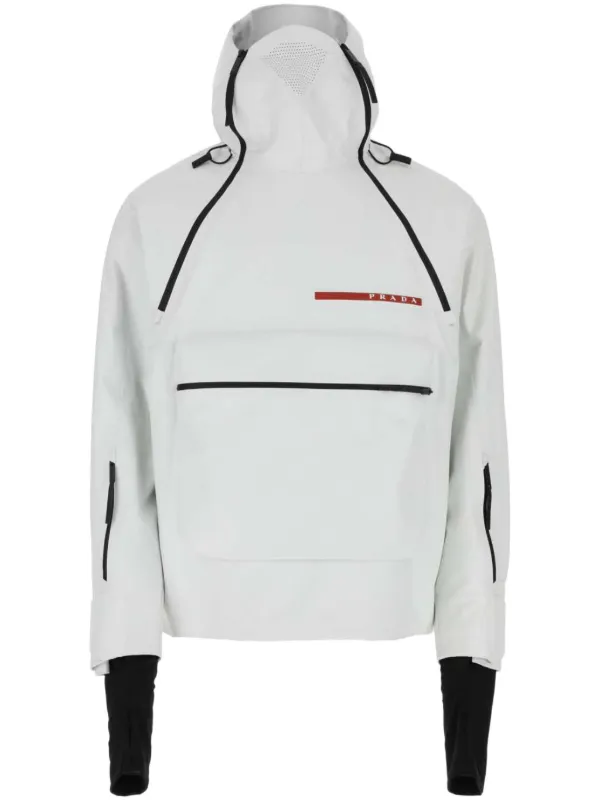 PRADA フード付きホワイトジャンパー最終値下げ White Reversible Aspen Jacket | PRADA - United States