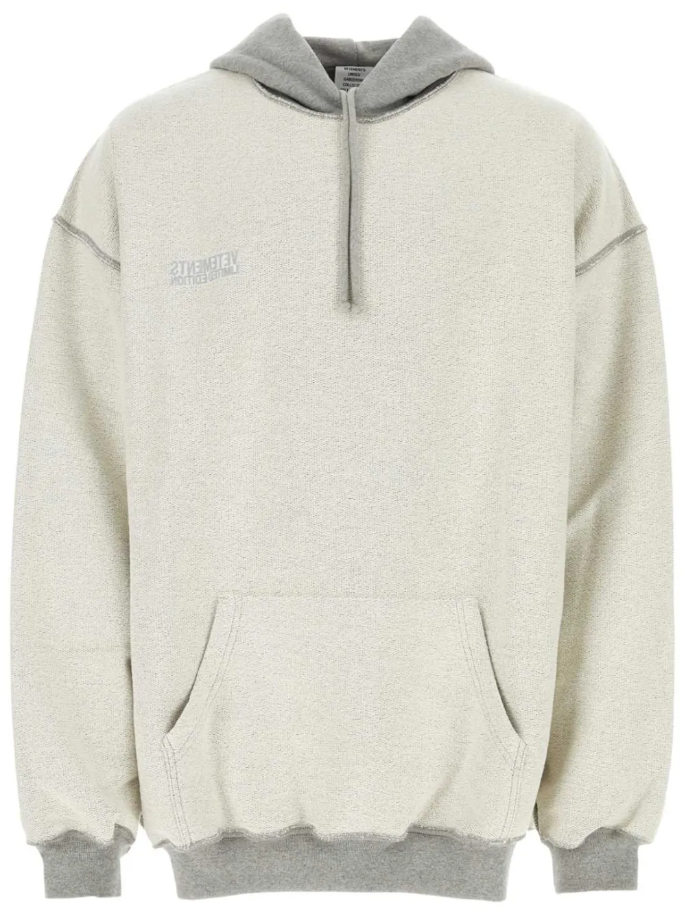 VETEMENTS Sweater met logoprint Grijs