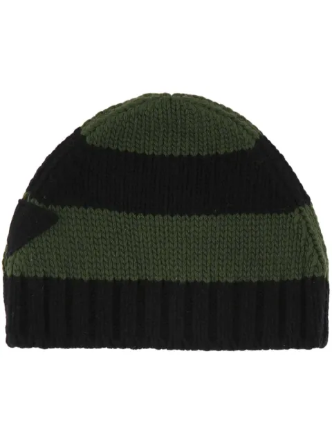Prada striped beanie