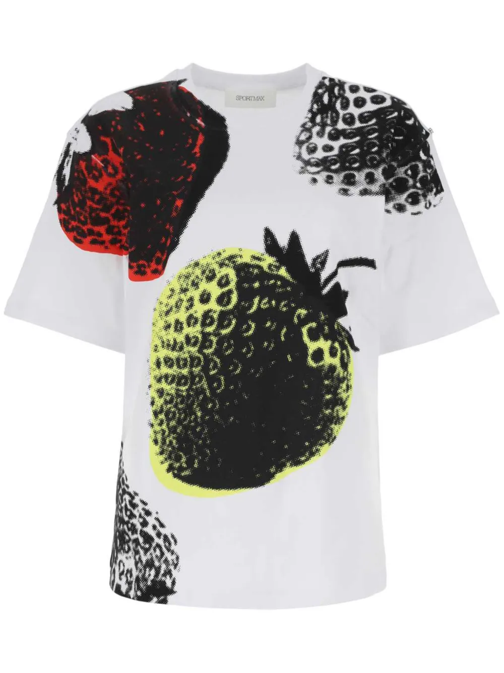 Sportmax T-shirt met print Wit