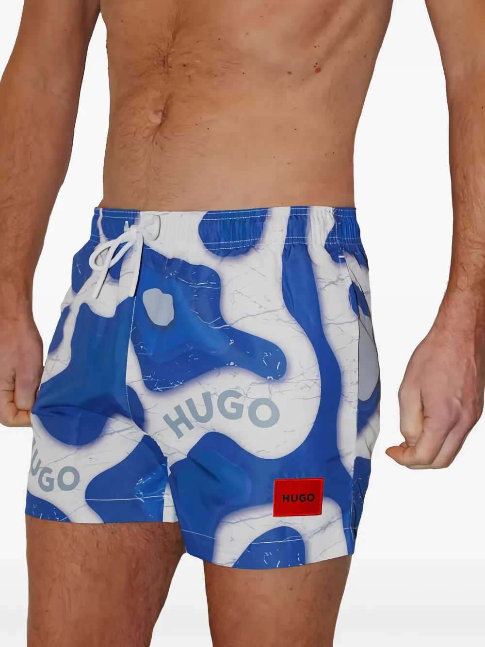 HUGO logo-print swim shorts | Swim Shorts & Trunks | Image 2