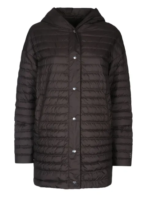 Add hooded quilted coat