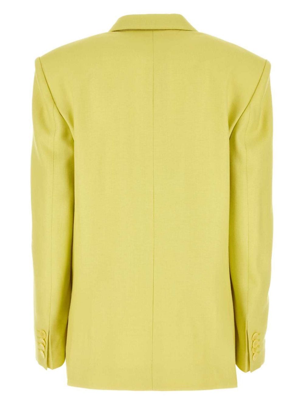 Stella McCartney peak-lapel double-breasted blazer - Geel