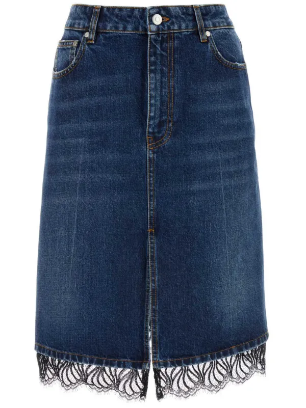 スカート STELLA MCCARTNEY Woman Skirt Blue 6D02403SPH56 4599 Stella McCartney スカート | ブルー | FARFETCH JP