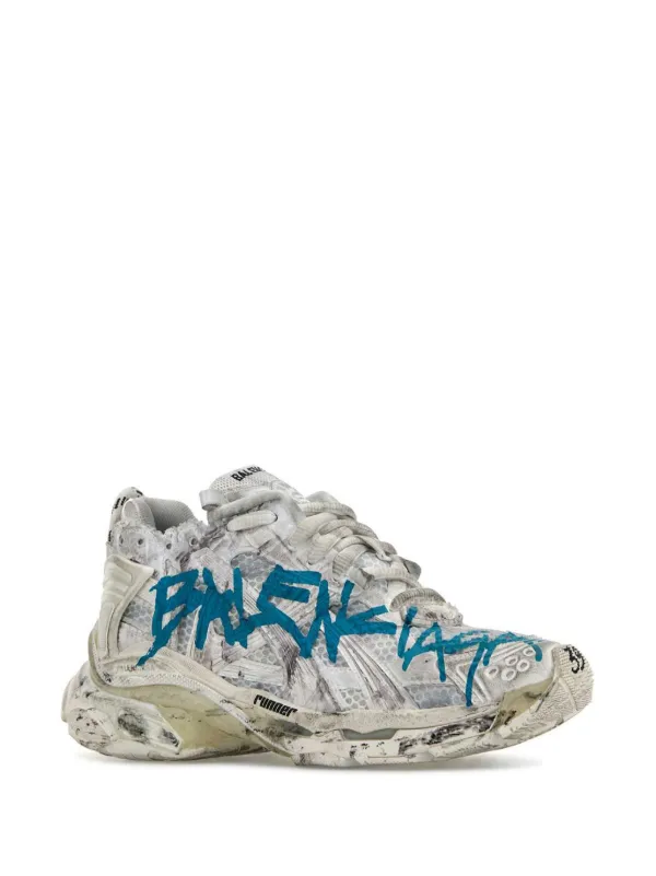 Balenciaga Runner Graffiti Sneakers White FARFETCH CA