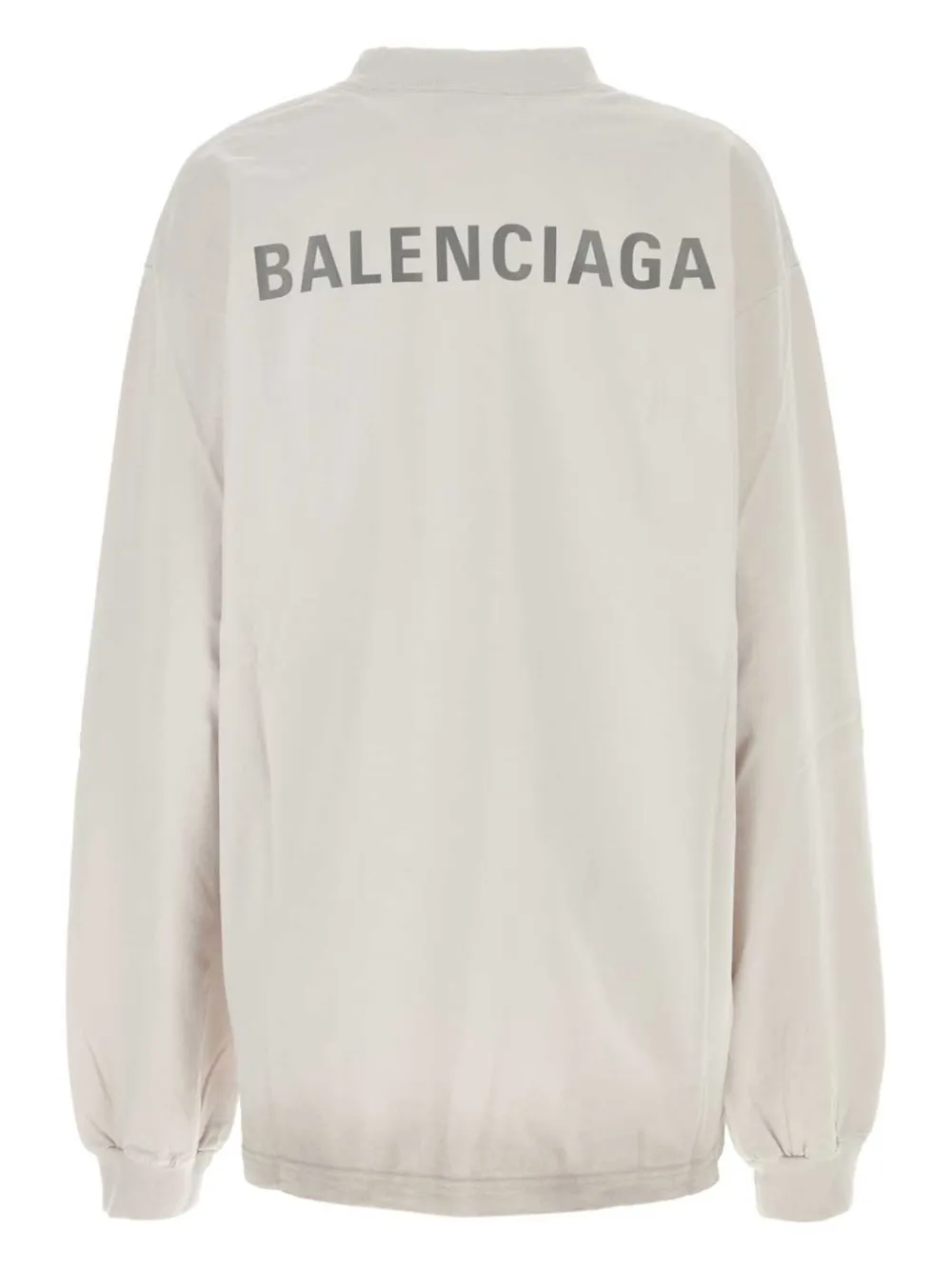 Balenciaga logo print sweatshirt sales
