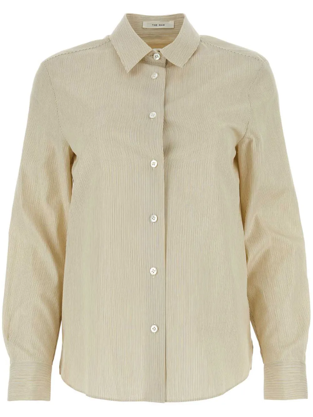 The Row stripe-print shirt | Yellow | Image 1