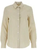 The Row stripe-print shirt - Yellow