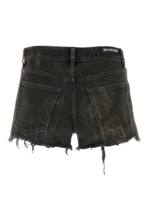 Balenciaga Jean Shorts for Women - Shop Now at Farfetch Canada