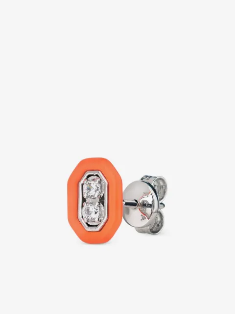 EÉRA 18kt Roma Weißgoldohrring mit Diamant
