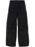 Ten C wide-leg cargo trousers - Black