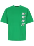 We11done logo-print cotton T-shirt - Green