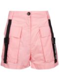 Love Moschino logo-tag buckle-detail cargo shorts - Pink