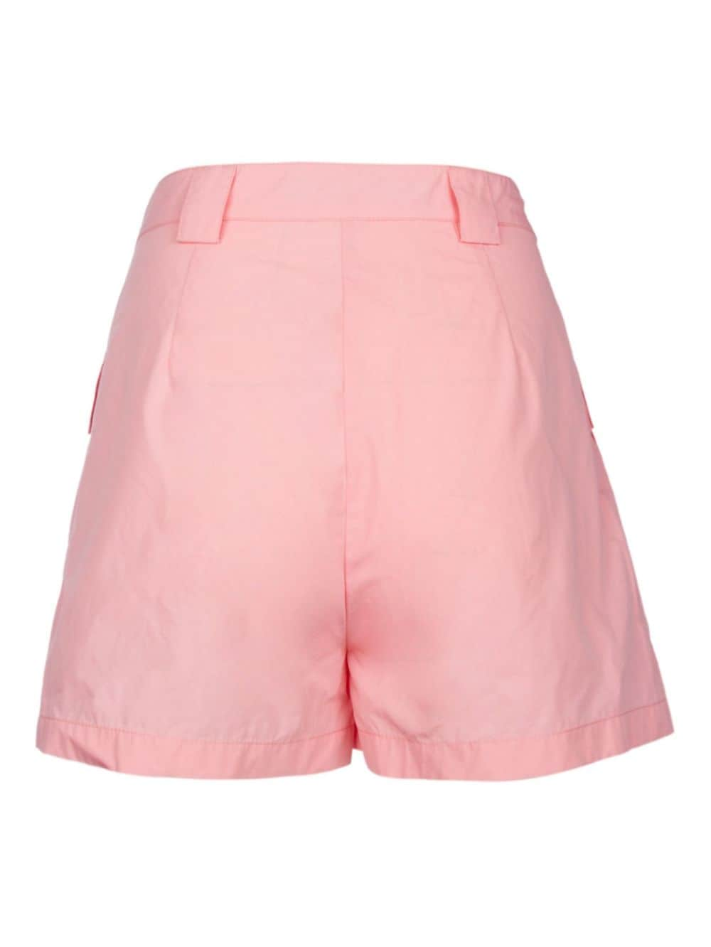 Love Moschino logo-tag buckle-detail cargo shorts - Roze