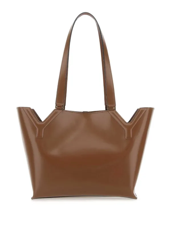 トートバッグ BOYY Brown Leather Yy West Shoulder Bag 24677208_54804395_600.jpg