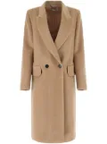 Stella McCartney double-breast wool coat - Neutrals