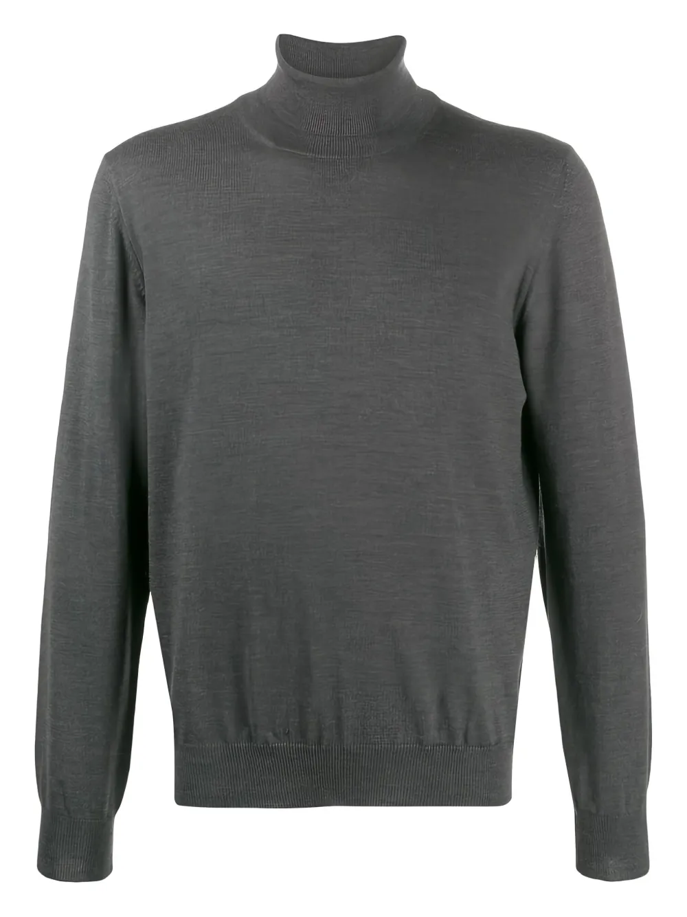 Barba turtleneck wool sweater | Grey | Image 1