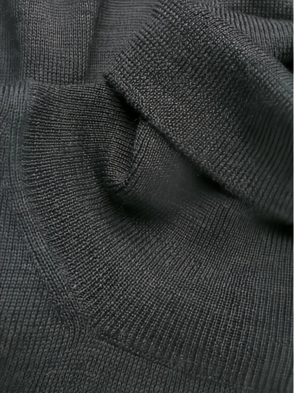 Barba Napoli Turtleneck Wool Sweater In Gray