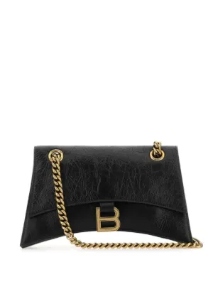Balenciaga Crush Chain ショルダーバッグ | ブラック | FARFETCH JP