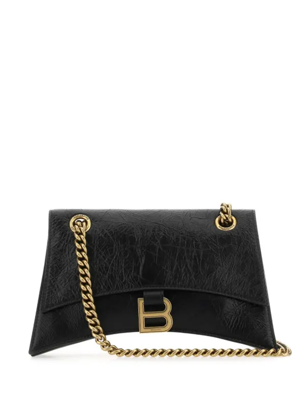 Balenciaga Crush ショルダーバッグ | ブラック | FARFETCH JP