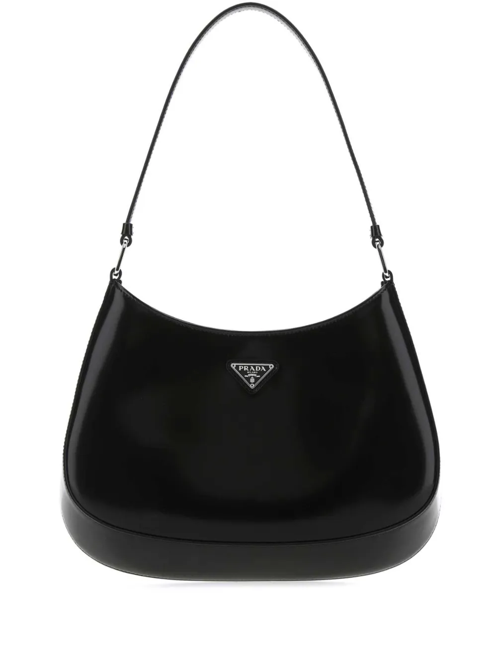 Prada Cleo leren schoudertas Zwart