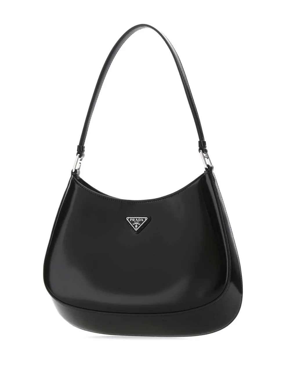 Prada Cleo leren schoudertas Zwart