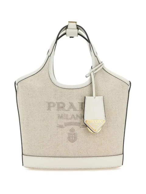 Prada bucket-taske med logotryk
