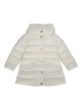 Moncler Enfant logo-patch padded jacket - White
