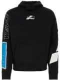 We11done logo-print hoodie - Black