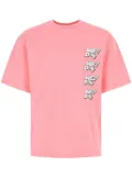 We11done logo-print cotton T-shirt - Pink