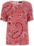 ETRO paisley-print blouse - Red