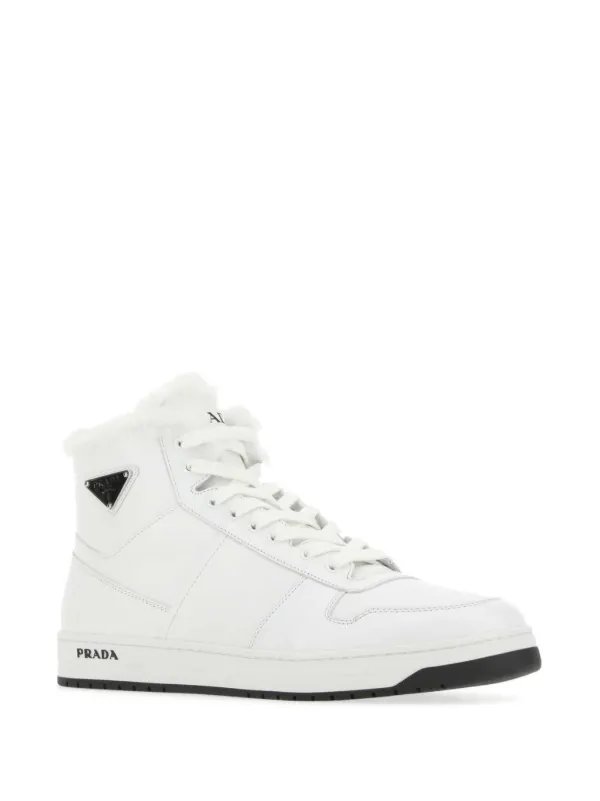 Prada Sneakers Alte | Bianco | FARFETCH IT