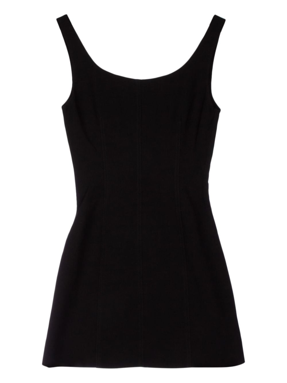 Yuzefi scoop-neck dress - Zwart