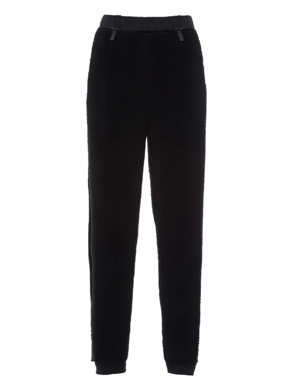 Prada Logo-print Trousers in Black