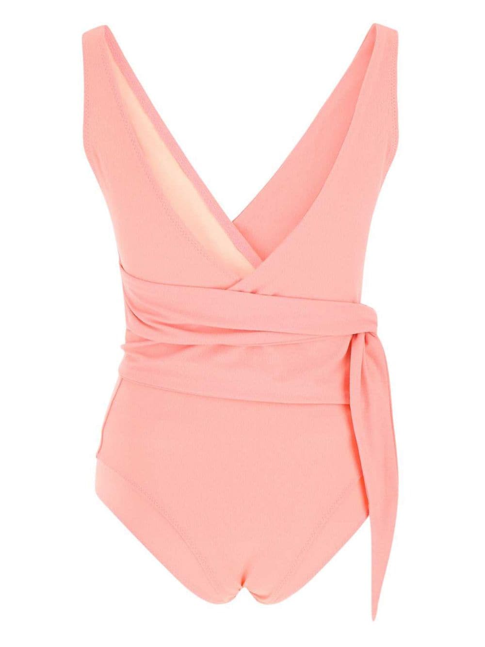 Shop Lisa Marie Fernandez Louise Swimsuit In Pink