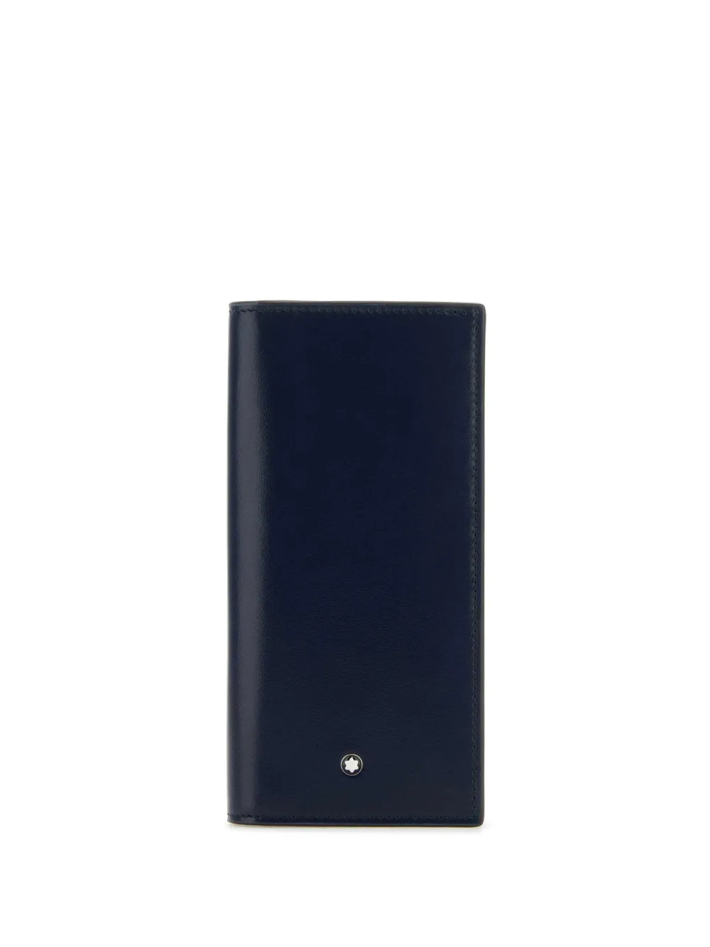 Montblanc Portemonnee met logoplakkaat Blauw