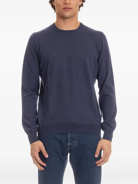 Barba round-neck long-sleeve sweater