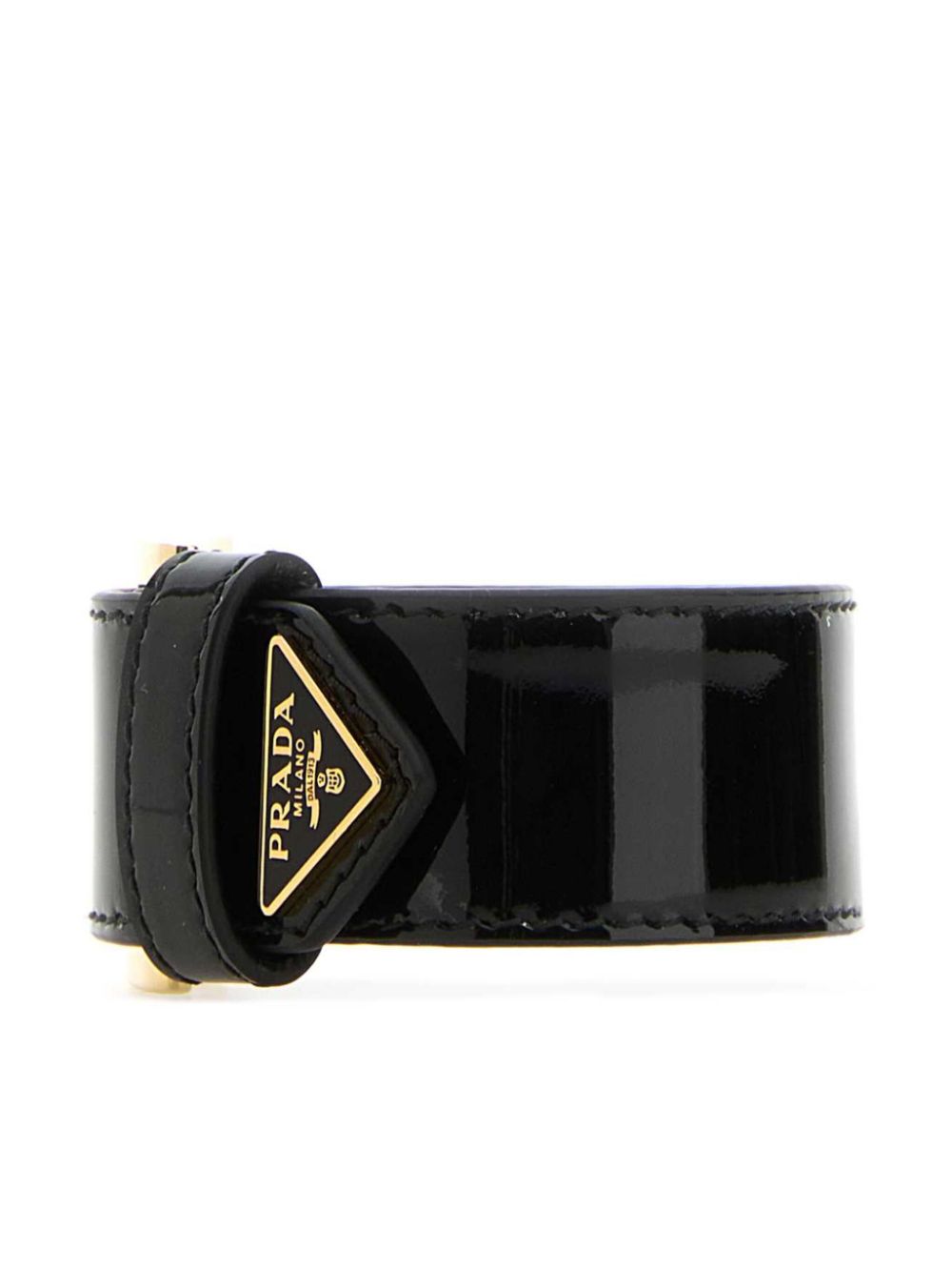 Prada leather bracelet - Zwart