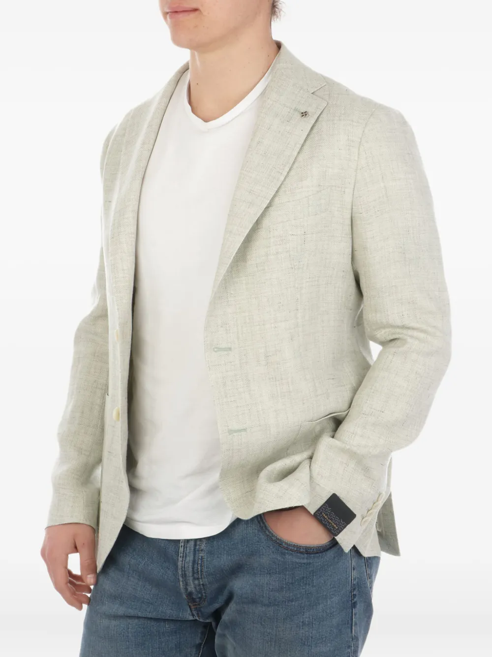 Tagliatore single-breasted blazer Beige