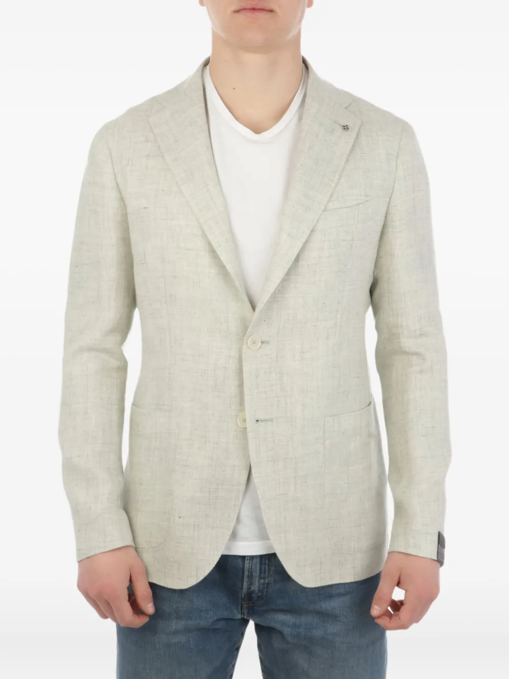Tagliatore single-breasted blazer Beige