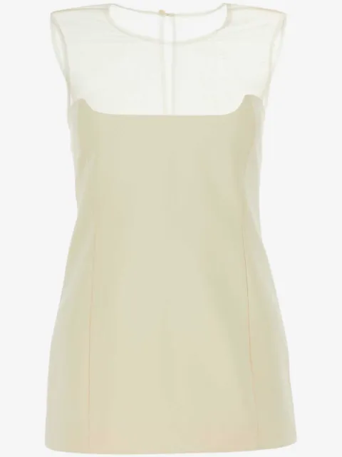 KHAITE panelled blouse