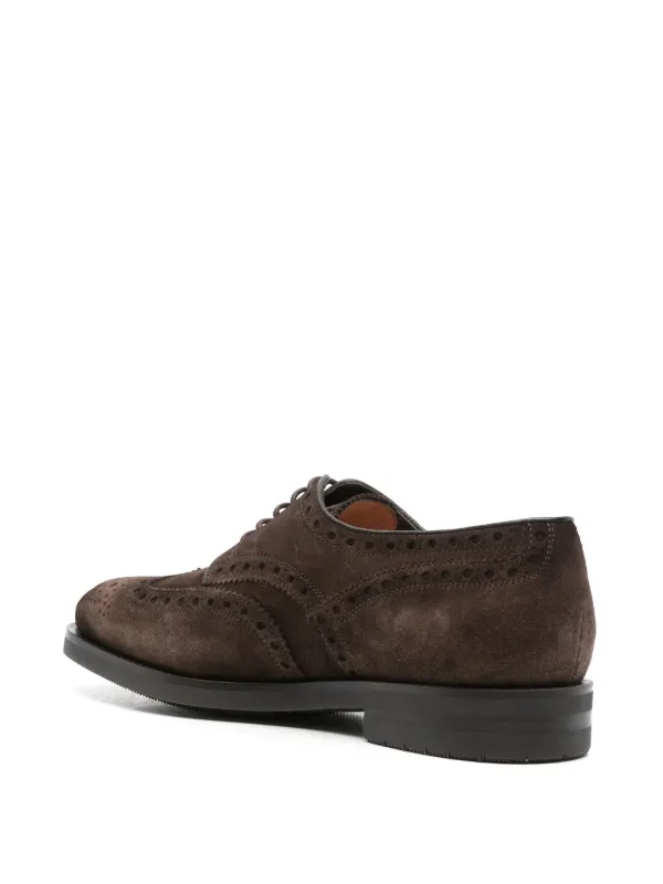 Brogue ブローグ　ブラウン スエード ショートブーツ Brogue ブローグブラウン スエード ショートブーツ